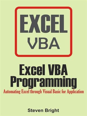 cover image of Excel VBA Programming
